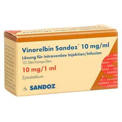 VINORELBIN Sandoz 10 mg/ml 10 Durchstf 1 ml