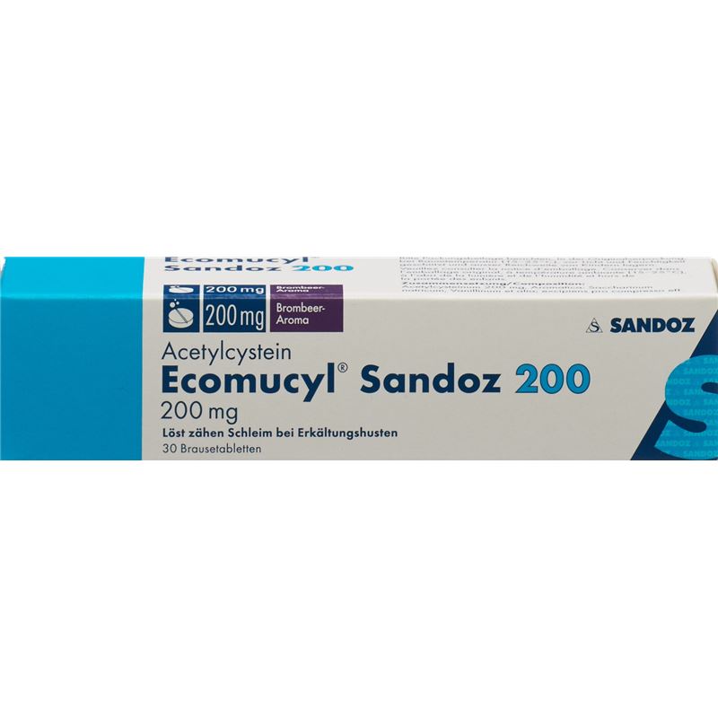 ECOMUCYL Sandoz Brausetabl 200 mg 30 Stk - PICFRONTTOP