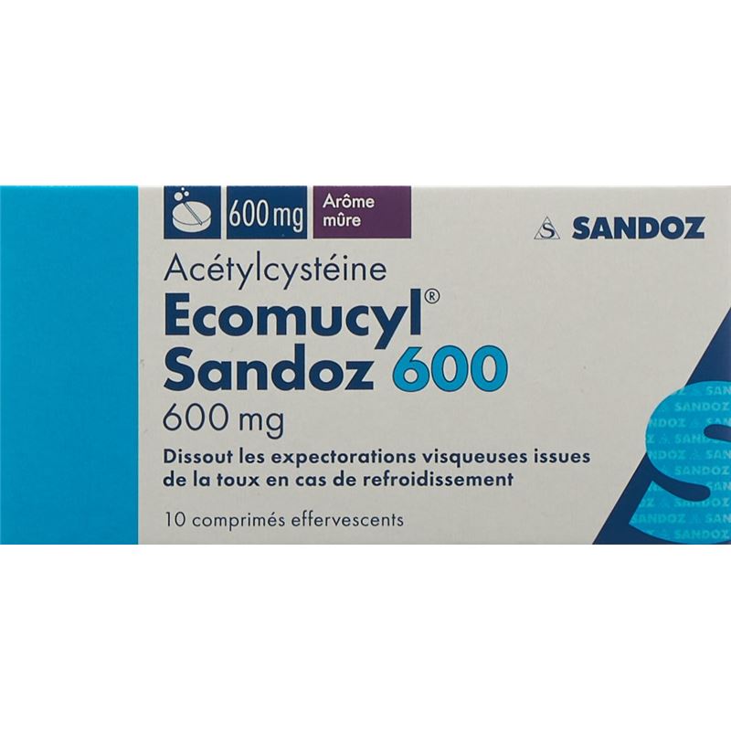 ECOMUCYL Sandoz Brausetabl 600 mg 10 Stk - PICBACK