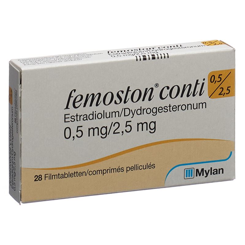FEMOSTON conti Filmtabl 0.5/2.5 28 Stk