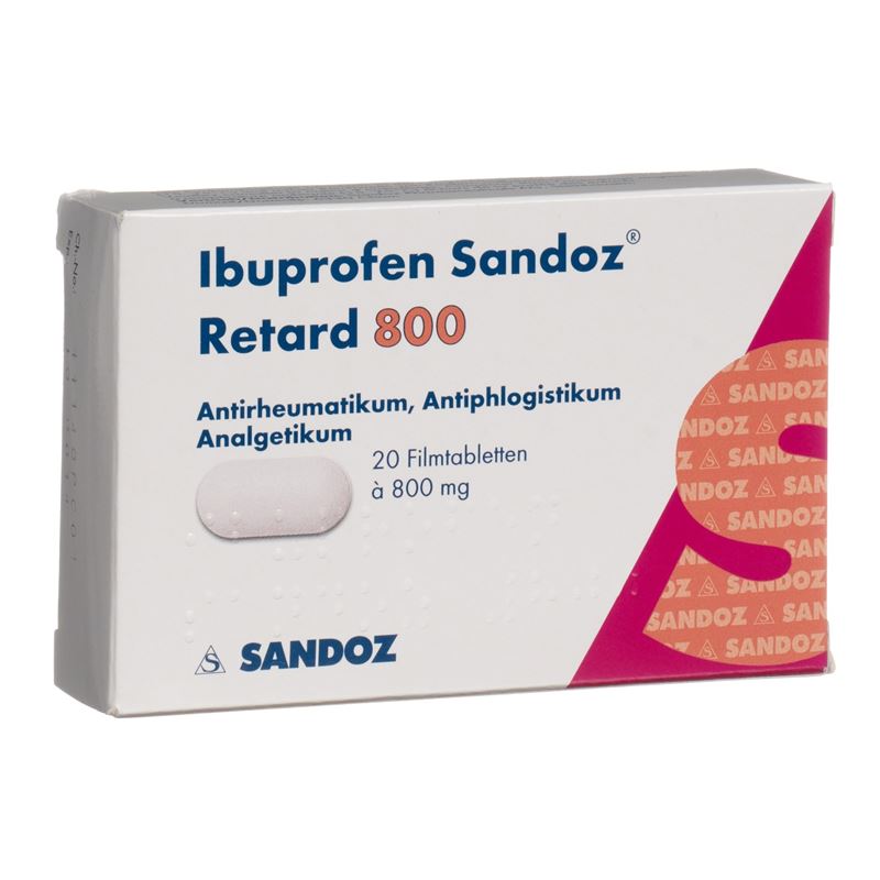 IBUPROFEN Sandoz Ret Filmtabl 800 mg 20 Stk