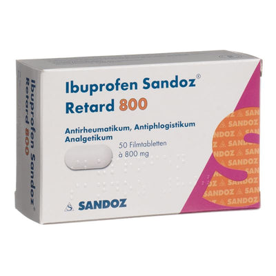 IBUPROFEN Sandoz Ret Filmtabl 800 mg 50 Stk