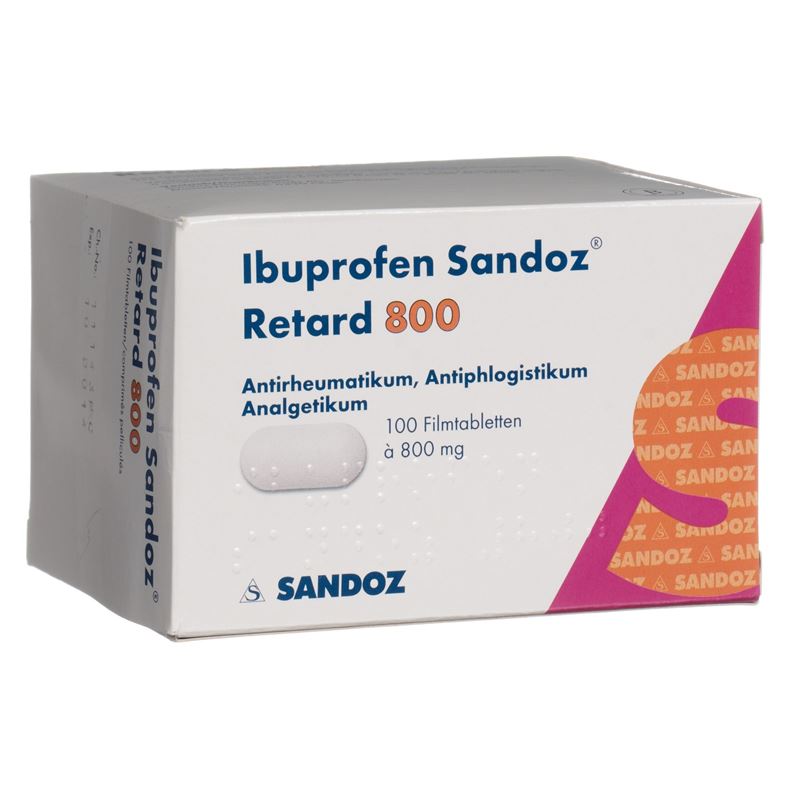 IBUPROFEN Sandoz Ret Filmtabl 800 mg 100 Stk