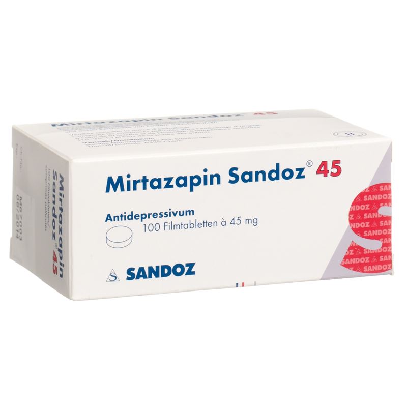 MIRTAZAPIN Sandoz Filmtabl 45 mg 100 Stk