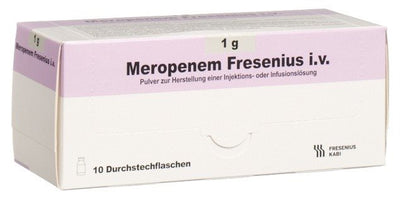 MEROPENEM Fresenius i.v. Trockensub 1 g 10 Stk