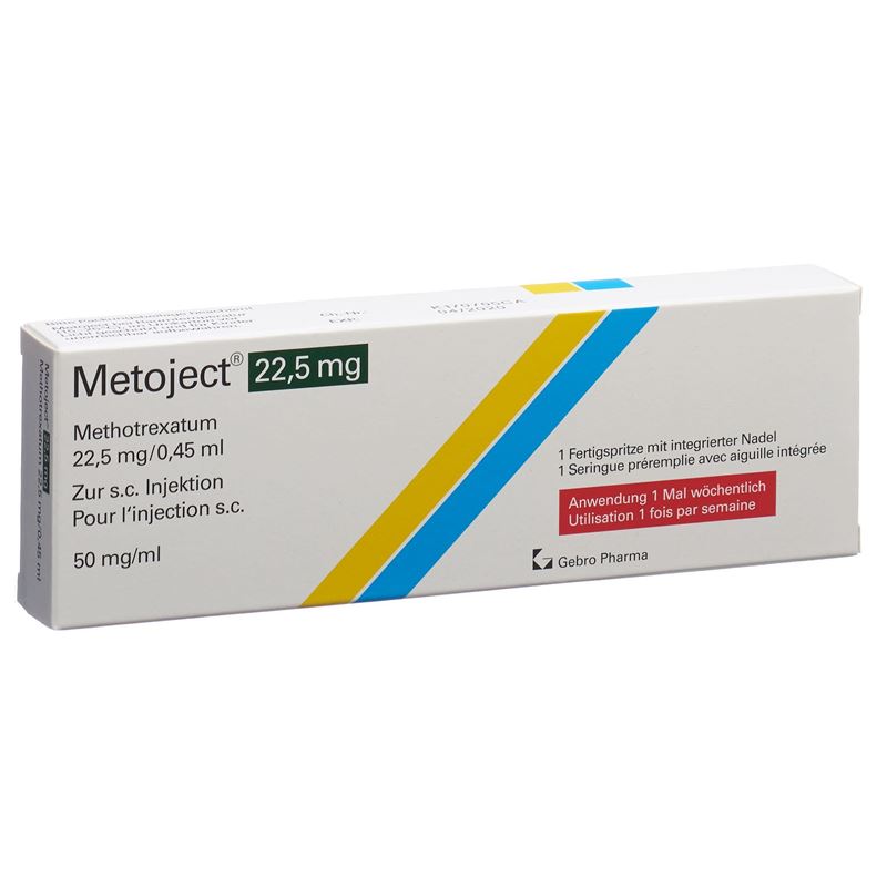 METOJECT Inj Lös 22.5 mg/0.45ml Fertspr 0.45 ml