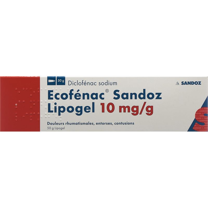 ECOFENAC Sandoz Lipogel 1 % Tb 50 g - PICBACK