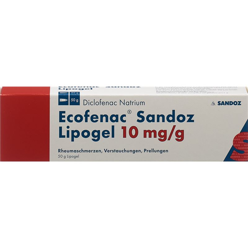 ECOFENAC Sandoz Lipogel 1 % Tb 50 g - PICFRONTTOP