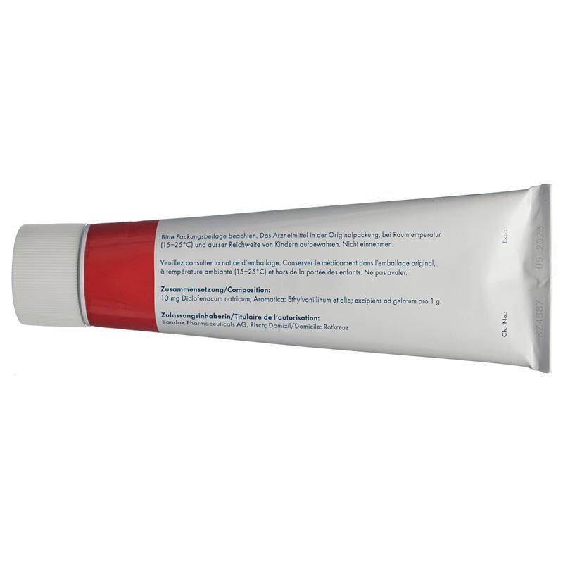 ECOFENAC Sandoz Lipogel 1 % Tb 100 g - CONTENTBACK
