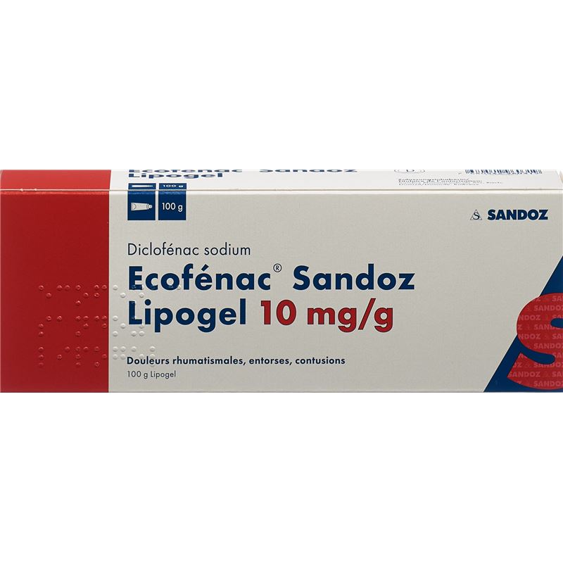 ECOFENAC Sandoz Lipogel 1 % Tb 100 g - PICBACKTOP