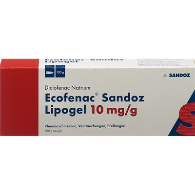 ECOFENAC Sandoz Lipogel 1 % Tb 100 g - PICFRONTTOP