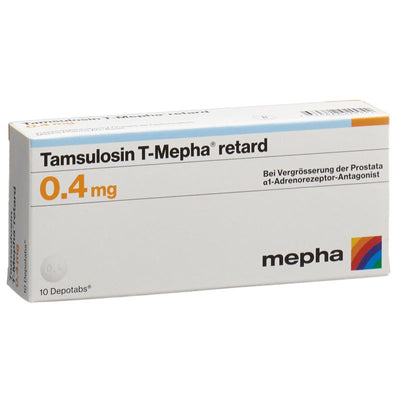 TAMSULOSIN T-Mepha retard Ret Tabl 0.4 mg 10 Stk
