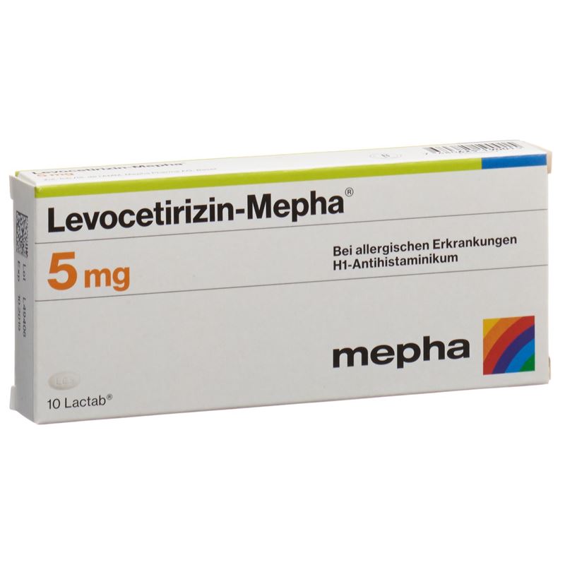 LEVOCETIRIZIN Mepha Filmtabl 5 mg 10 Stk