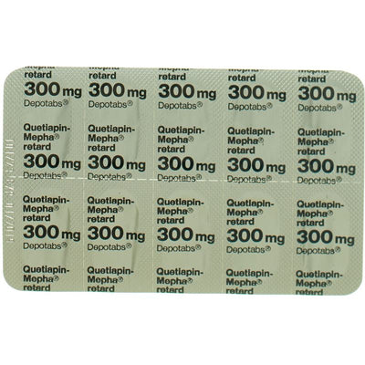 QUETIAPIN Mepha retard Depotabs 300 mg 100 Stk - CONTENTBACK
