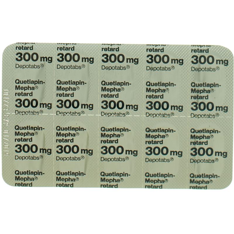 QUETIAPIN Mepha retard Depotabs 300 mg 100 Stk - CONTENTBACK