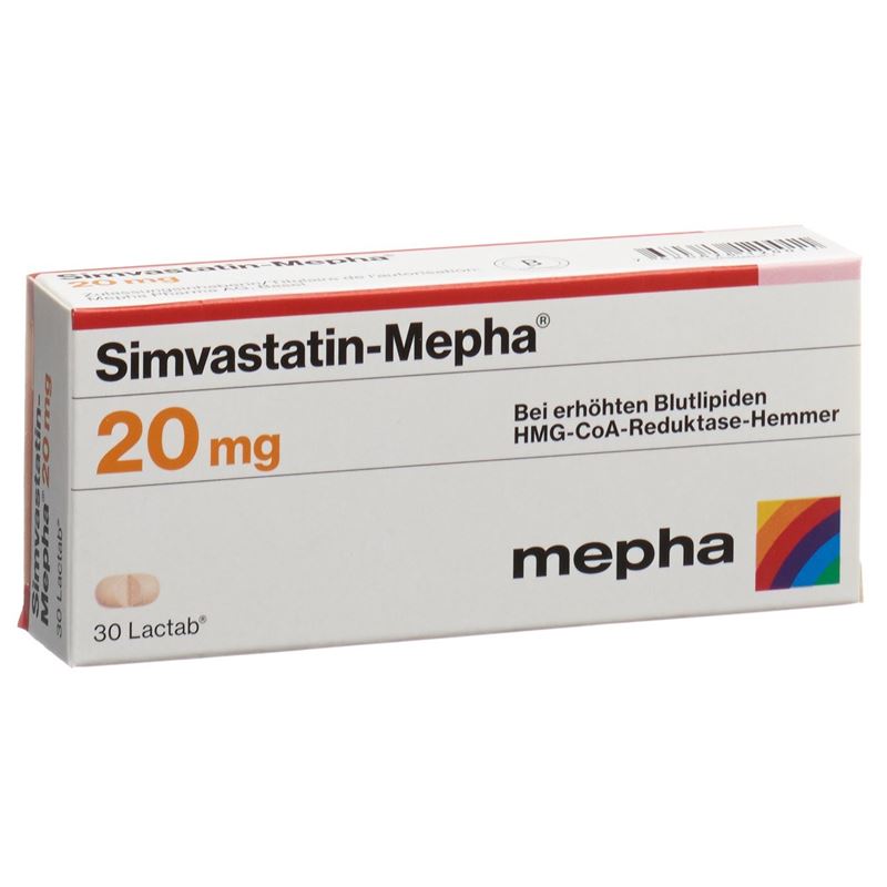SIMVASTATIN Mepha Filmtabl 20 mg 30 Stk