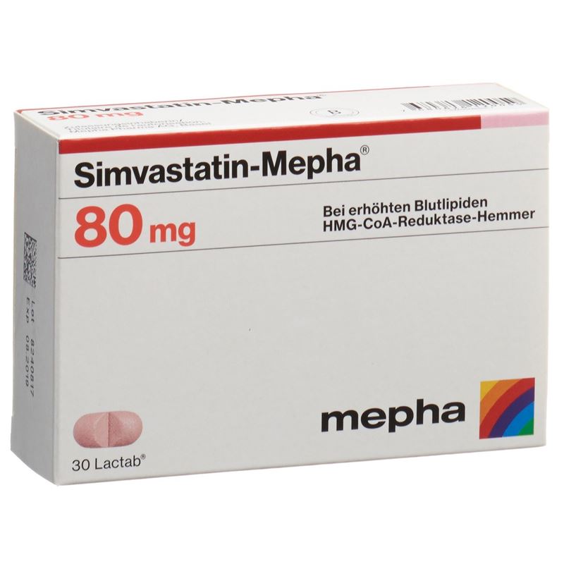SIMVASTATIN Mepha Filmtabl 80 mg 30 Stk