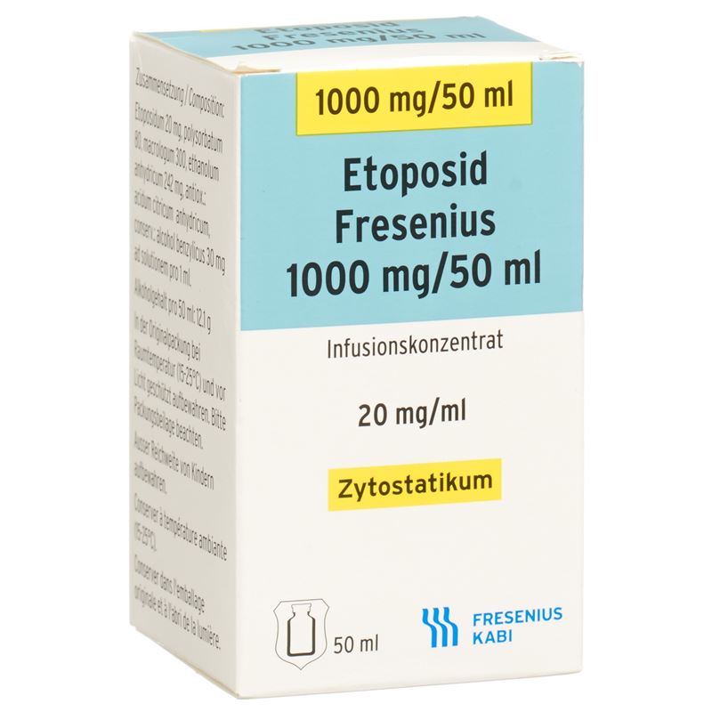 ETOPOSID Fresenius 1000 mg/50ml Durchstf 50 ml