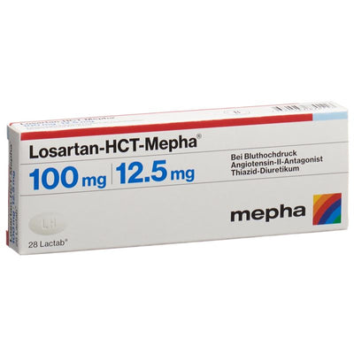 LOSARTAN-HCT Mepha Filmtabl 100/12.5mg 28 Stk