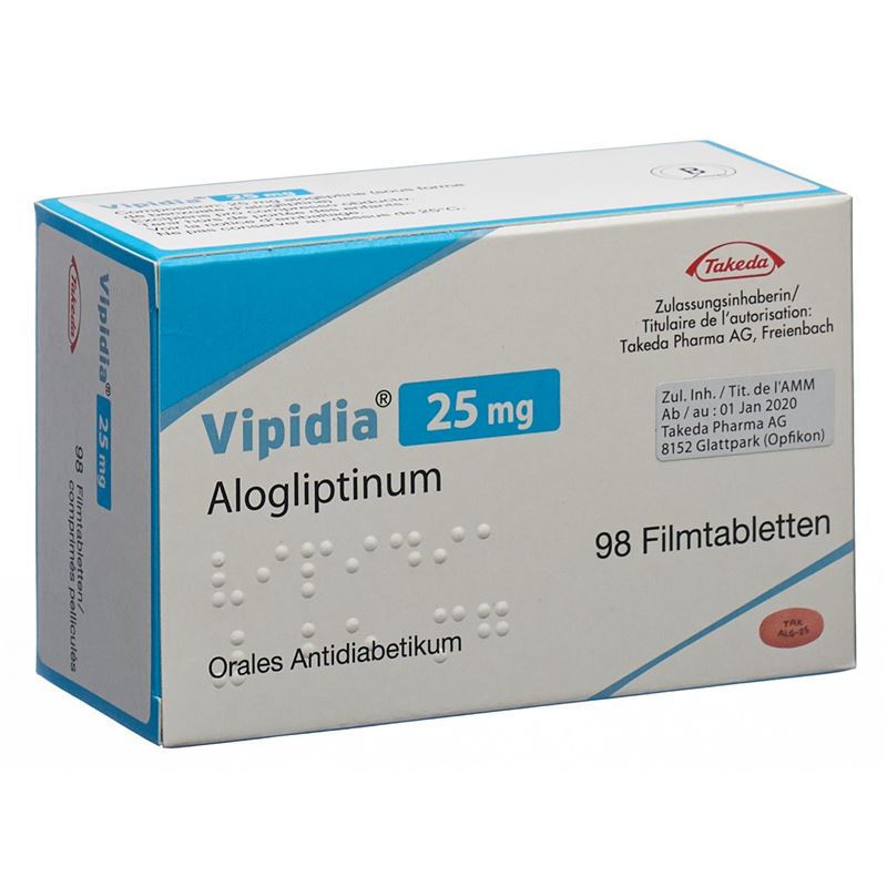 VIPIDIA Filmtabl 25 mg 98 Stk