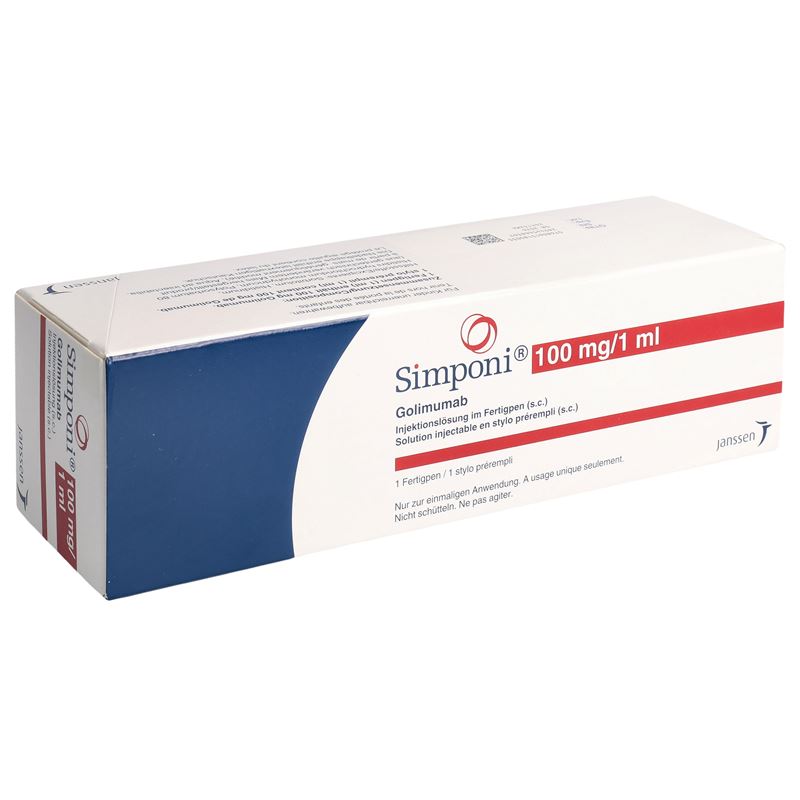 SIMPONI Fertigpen Inj Lös 100 mg/1ml 1 ml