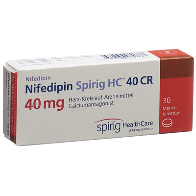 NIFEDIPIN Spirig HC CR Ret Tabl 40 30 Stk