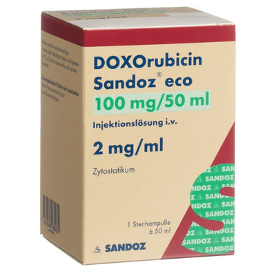 DOXORUBICIN Sandoz eco 100 mg/50ml 50 ml