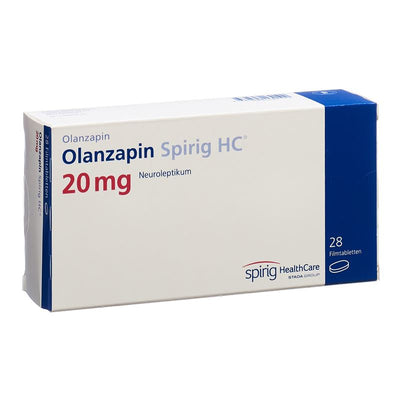 OLANZAPIN Spirig HC Filmtabl 20 mg 28 Stk