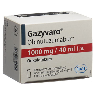 GAZYVARO Inf Konz 1000 mg/40ml Durchstf