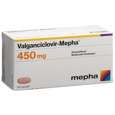 VALGANCICLOVIR Mepha Filmtabl 450 mg 60 Stk