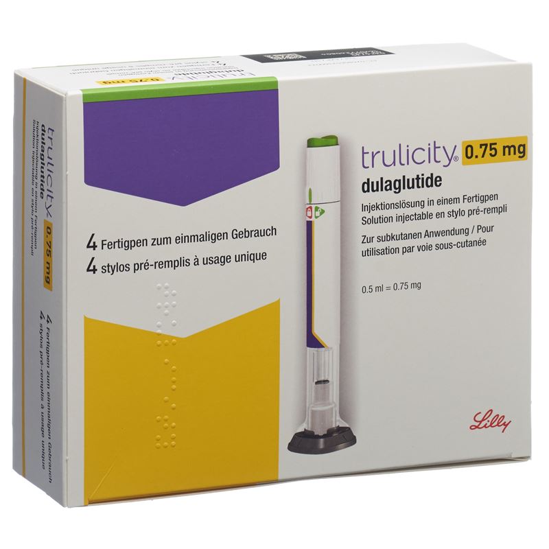 TRULICITY Inj Lös 0.75 mg/0.5ml Fertpen 4 Stk