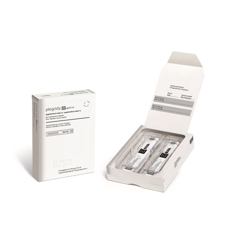PLEGRIDY Inj Lös 125 mcg/0.5 ml Fertpen 2 Stk