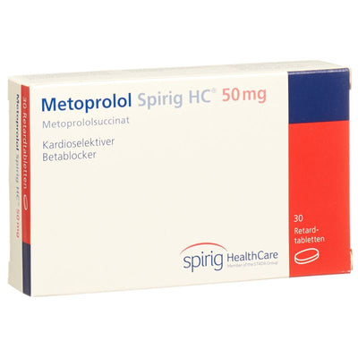 METOPROLOL Spirig HC Ret Filmtabl 50 mg 30 Stk