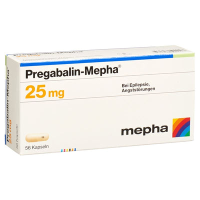 PREGABALIN Mepha Kaps 25 mg 56 Stk