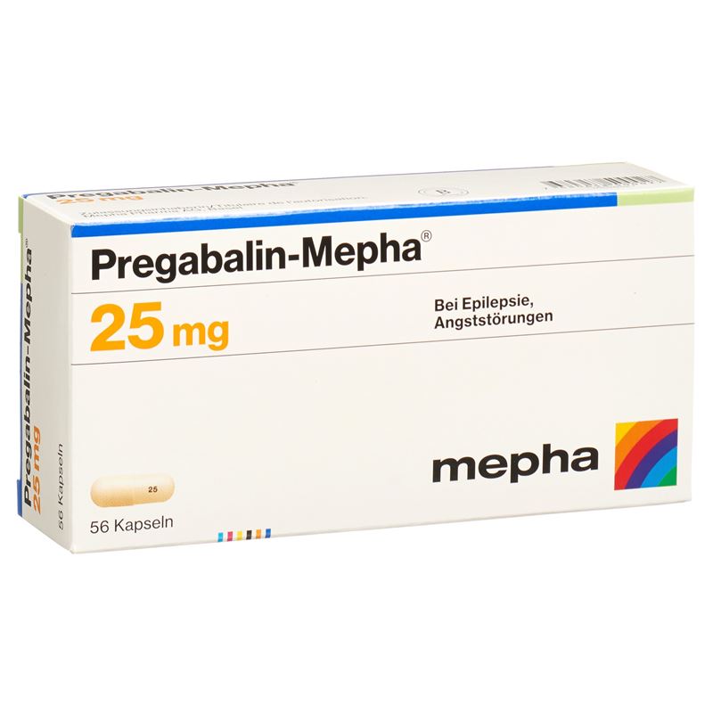 PREGABALIN Mepha Kaps 25 mg 56 Stk