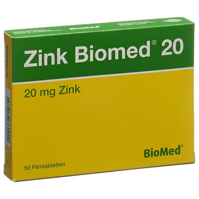 ZINK BIOMED 20 Filmtabl 50 Stk