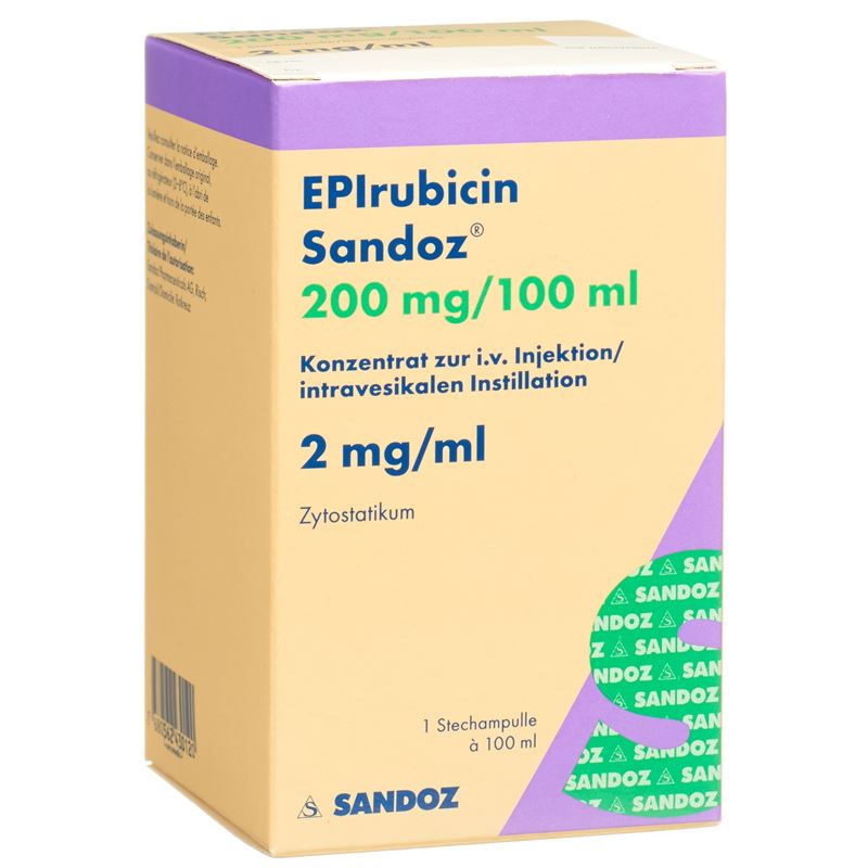 EPIRUBICIN Sandoz 200 mg/100ml Durchstf 100 ml