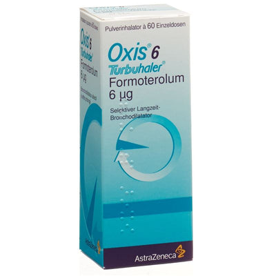 OXIS Turbuhaler Inh Plv 6 mcg/Dosis 60 Dos