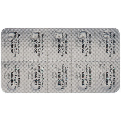 OXYCODON-NALOXON Sandoz 5 mg/2.5 mg 30 Stk - CONTENTBACK