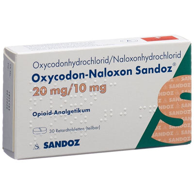 OXYCODON-NALOXON Sandoz Ret Tabl 20/10 mg 30 Stk