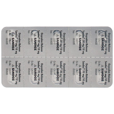 OXYCODON-NALOXON Sandoz 20 mg/10 mg 60 Stk - CONTENTBACK
