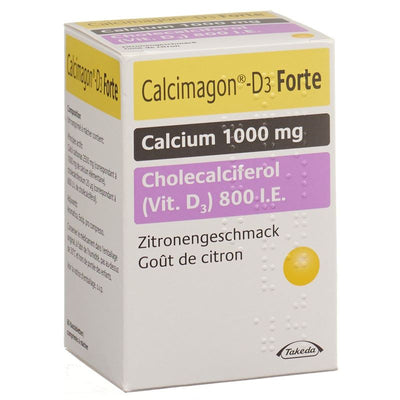 CALCIMAGON D3 Forte Kautabl Zitrone Ds 60 Stk