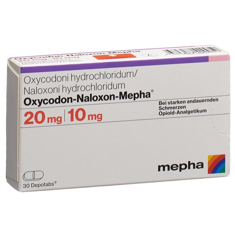 OXYCODON-NALOXON Mepha Ret Tabl 20mg/10mg 30 Stk
