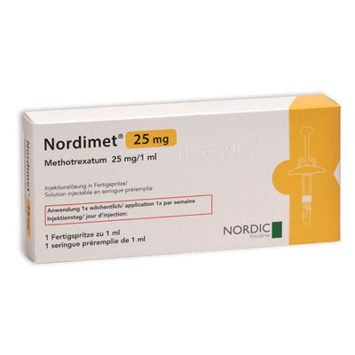 NORDIMET Inj Lös 25 mg/1ml Fertspr