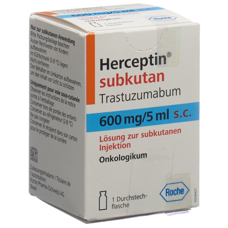 HERCEPTIN Inj Lös 600 mg/5ml subkutan Durchstf