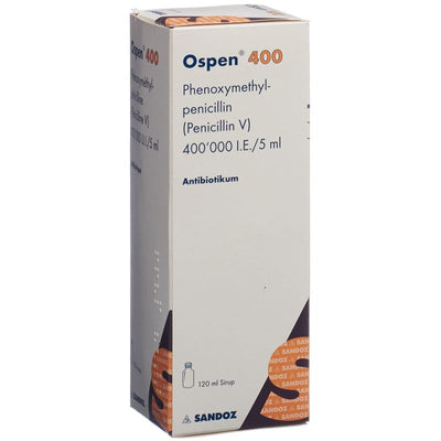 OSPEN 400 Sirup 400000 IE/5ml (n) Fl 120 ml