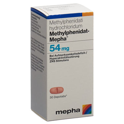 METHYLPHENIDAT Mepha Ret Tabl 54 mg Ds 30 Stk