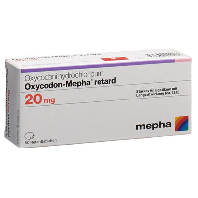 OXYCODON Mepha Ret Tabl 20 mg 60 Stk