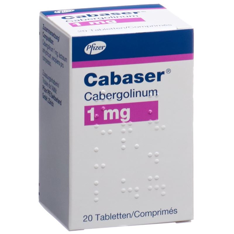 CABASER Tabl 1 mg Fl 20 Stk