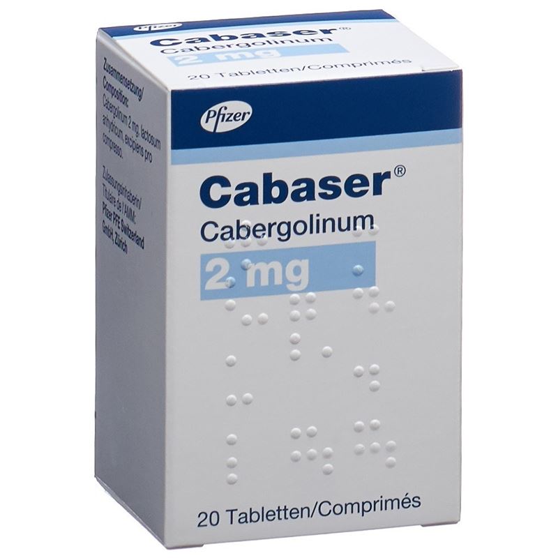 CABASER Tabl 2 mg Fl 20 Stk